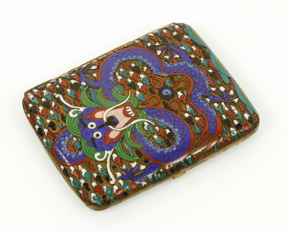 Appraisal: - th th C Chinese Cigarette Case Late th early