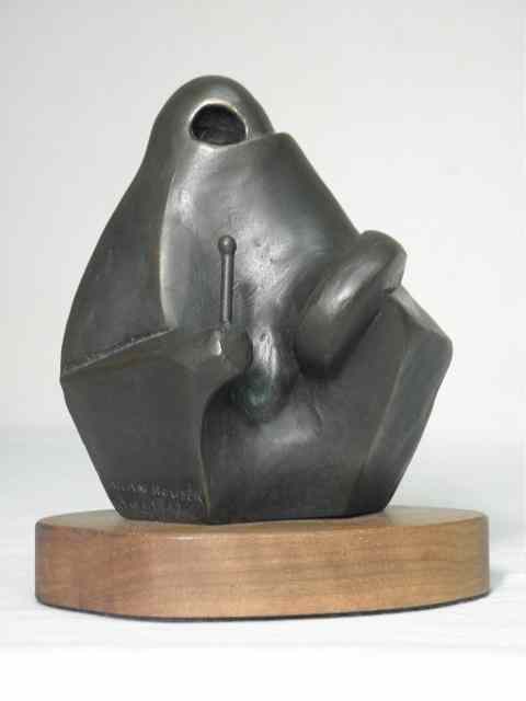 Appraisal: Allan Houser bronze sculpture titled ''Songs of Renewal'' Depicts a