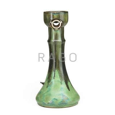 Appraisal: FULPER Vasekraft lamp base Flemington Green Flambe glaze Flemington NJ