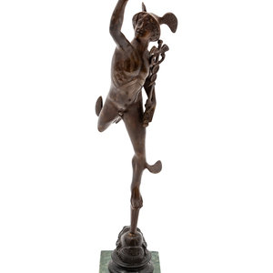 Appraisal: A Grand Tour Bronze of Mercury after the antique on