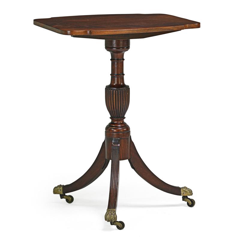 Appraisal: STYLE OF DUNCAN PHYFE TILT TABLE Condition Report