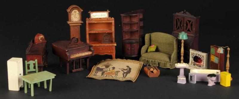 Appraisal: Lot of Doll House Furniture and Accessories Description Total of