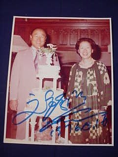 Appraisal: Color satin finish photograph of Reverand Sun Myung Moon signed