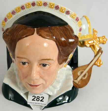 Appraisal: Royal Doulton Large Character Jug Queen Mary I D limited