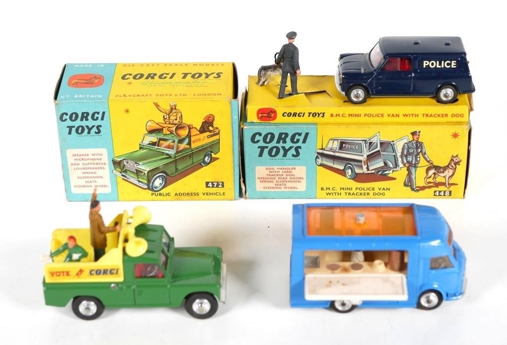 Appraisal: VINTAGE DIE-CAST CORGI TOY CARSCorgi Toys in Original Box diecast