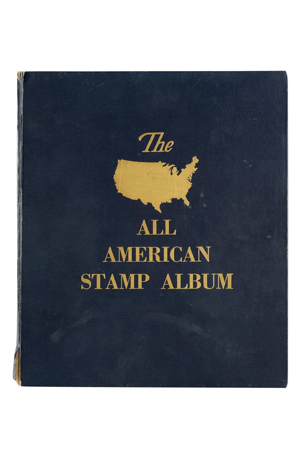 Appraisal: COLLECTION OF AMERICAN POSTAGE STAMPScontained in album The All American