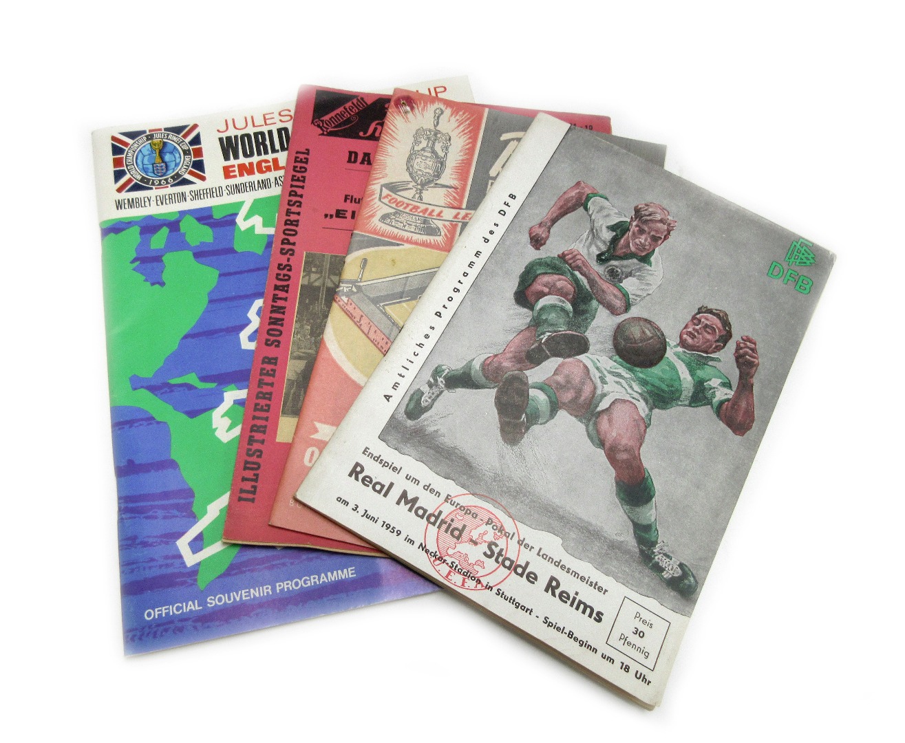 Appraisal: A quantity of vintage football programmes and related memorabilia comprising