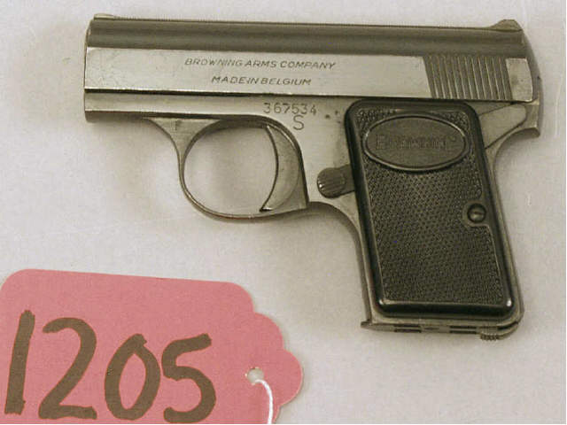 Appraisal: Browning Baby cal sn S Pistol retains most original bright