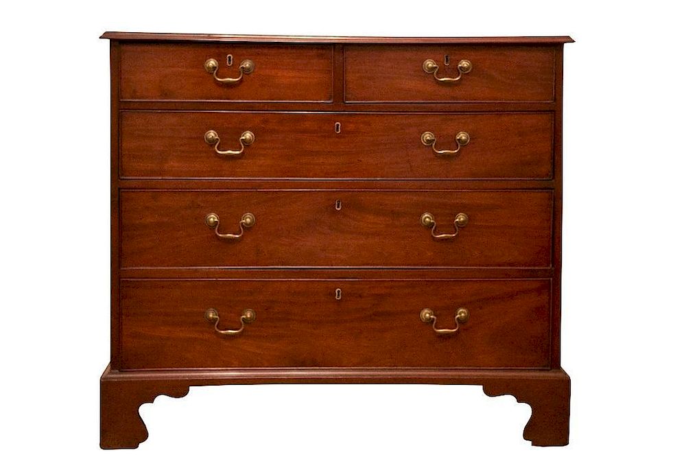 Appraisal: Federal Mahogany Chest Drawers Federal Mahogany Chest of Drawers Federal