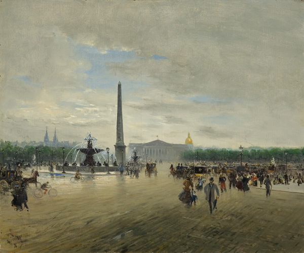 Appraisal: BOGGS FRANK MYERS American - Place de la Concorde Paris