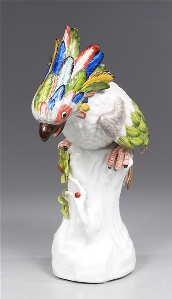 Appraisal: Royal Vienna Ackermann Fritze colorful porcelain cockatoo c overall good