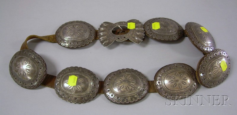 Appraisal: Navajo Concha Belt lg in