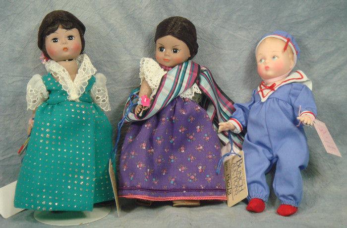 Appraisal: Madame Alexander Doll lot all mint in original boxes dolls