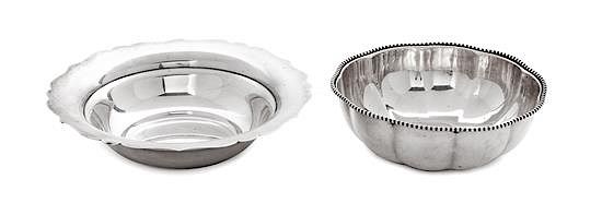 Appraisal: Two American Silver Bowls S Kirk Sons Baltimore MD and