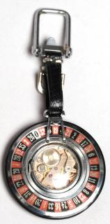 Appraisal: Vintage Novelty Roulette Wheel Pocket Watch Dial with an illegible