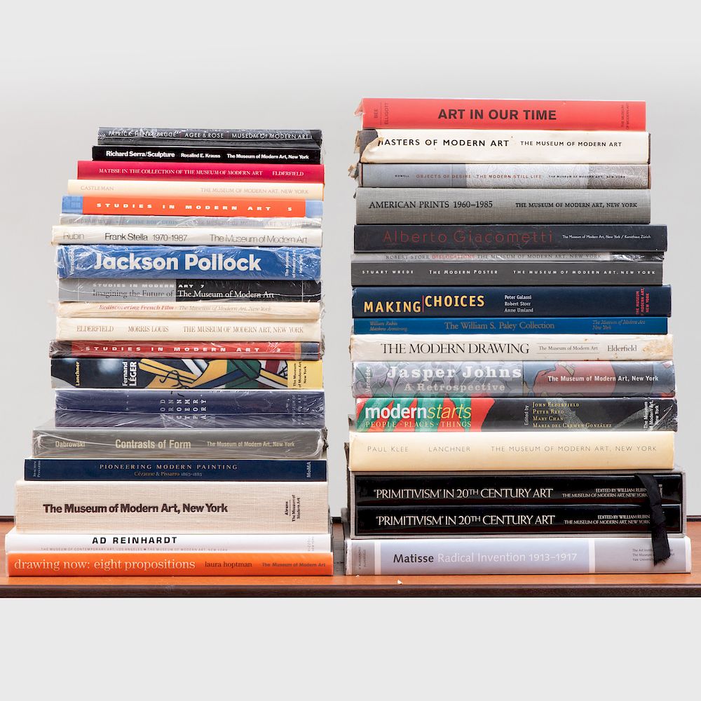 Appraisal: Group of Thirty-Four Museum of Modern Art Exhibition Catalogues Including