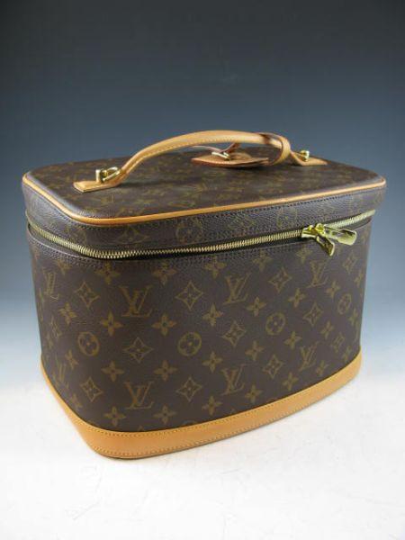 Appraisal: Large Louis Vuitton Mono Jewelry Makeup Travel wrap-around zipper enclosure