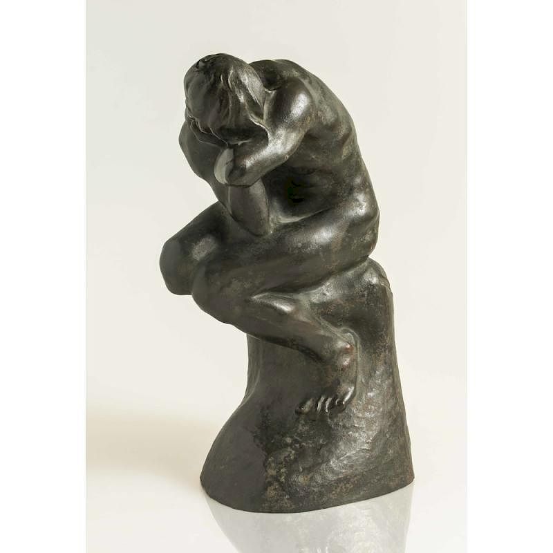 Appraisal: Paul-Ange Nocquet Bronze Sorrow Paul-Ange Nocquet - bronze Sorrow Signed