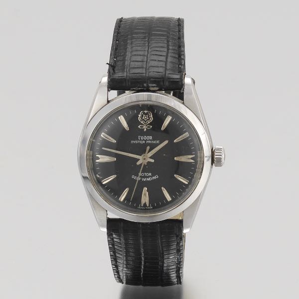 Appraisal: 's Tudor Oyster Prince Automatic mm case Matte black dial