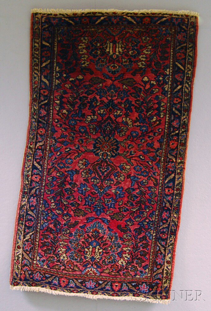 Appraisal: Sarouk Rug West Persia early th century portion of outer