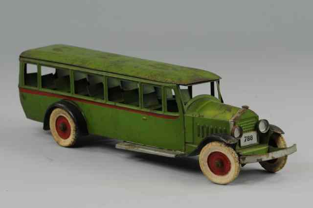 Appraisal: KINGSBURY PASSENGER BUS C pressed steel painted in green with