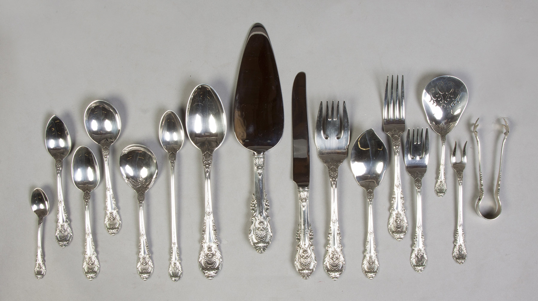 Appraisal: Wallace Sterling Silver Flatware - Grand Baroque pieces ozt Weighable