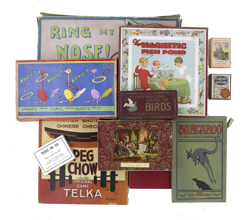 Appraisal: A COLLECTION OF BOARD AND CARD GAMES including a German