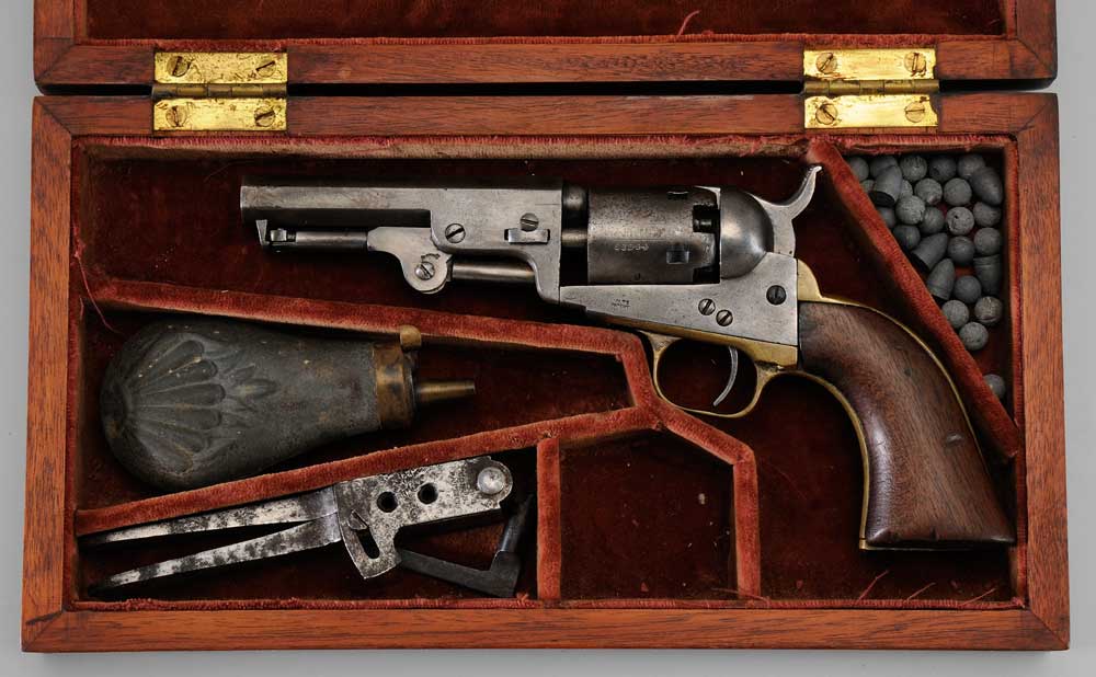 Appraisal: Model Colt Pocket Revolver serial number in barrel in fitted