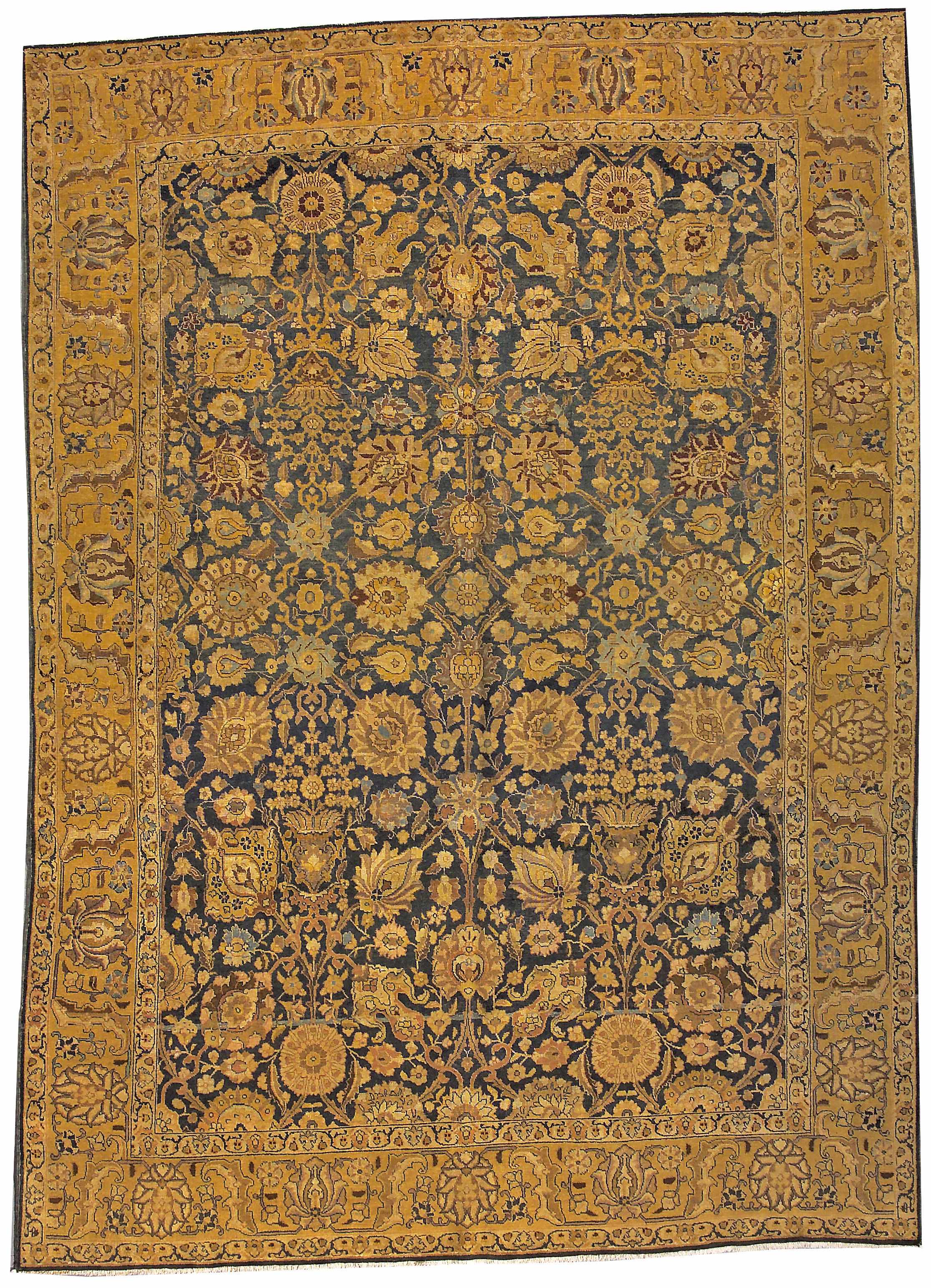 Appraisal: A Tabriz carpet Northwest PersiaLate th centurysize approximately ft in