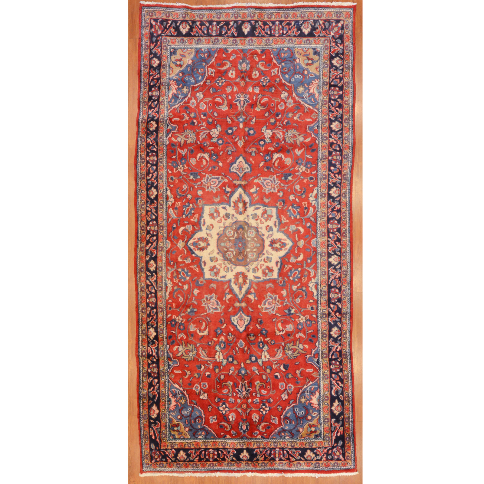 Appraisal: HAMADAN RUG PERSIA X Fourth quarter- th century hand-knotted wool