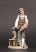 Appraisal: Lladro Artistic Endeavor Glazed porcelain figure by Lladro This figure