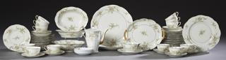 Appraisal: Sixty-Four Piece Set of Theodore Haviland Porcelain Dinnerware th c