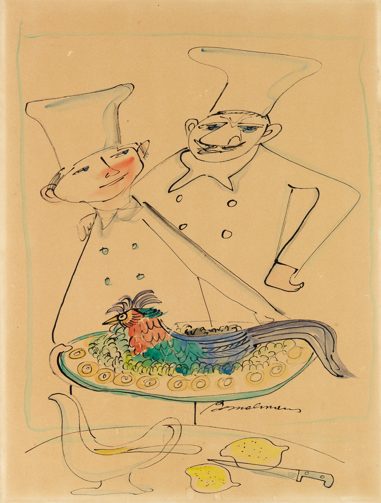 Appraisal: LUDWIG BEMELMANS Does Chef Find the Pheasant Pleasant An unpublished