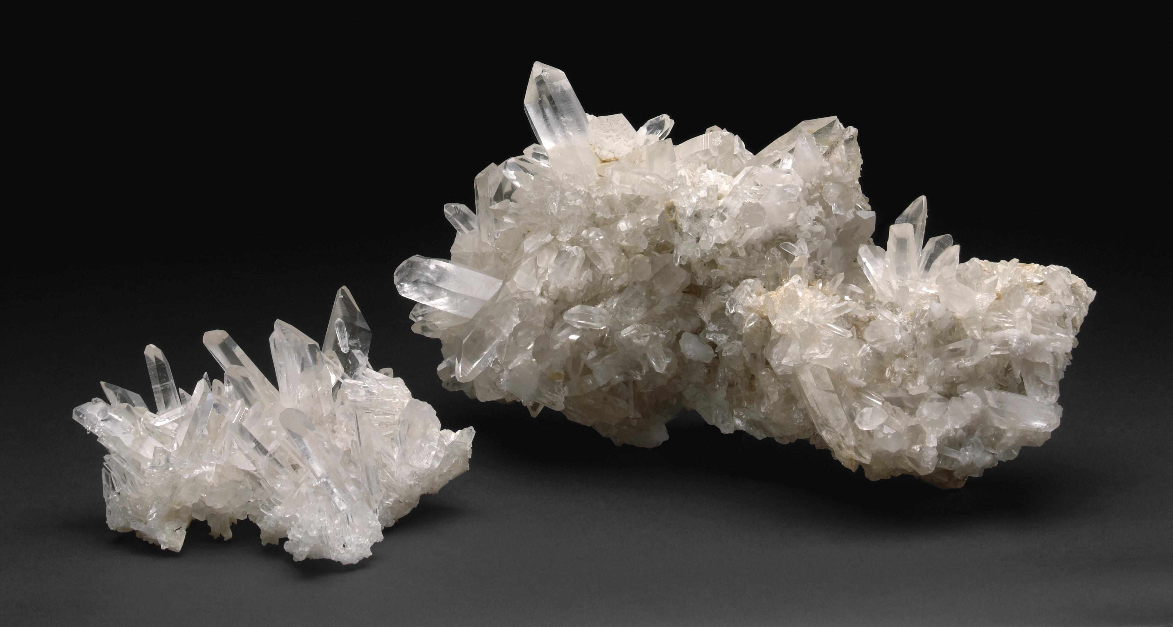 Appraisal: Property of a Colorado Private Collector Two Quartz Specimens Brazil