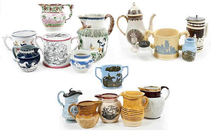 Appraisal: Collection of Assorted British Ceramics mostly th century pieces including