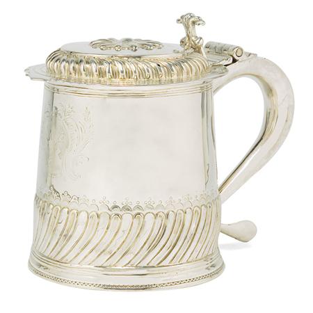 Appraisal: William and Mary Silver Tankard Estimate -