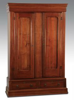 Appraisal: Victorian two Victorian cabinet with a graduated pediment late th