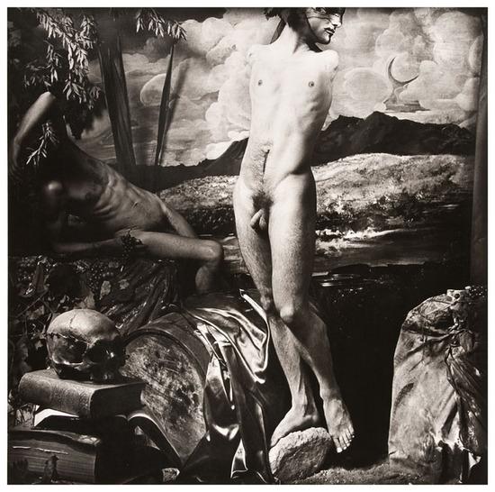 Appraisal: Joel-Peter Witkin b Bacchus Amelus New Mexico Gelatin silver print