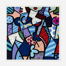 Appraisal: Romero Britto WINTER FROM THE THREE GRACES SERIES gicle and