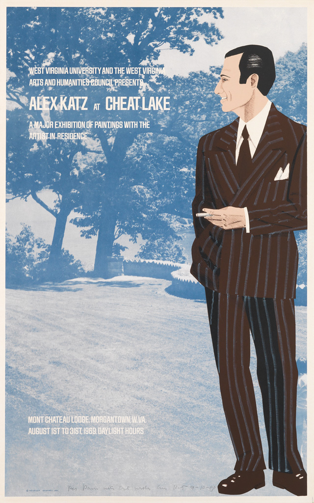 Appraisal: ALEX KATZ - ALEX KATZ AT CHEAT LAKE x inches