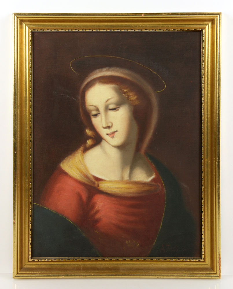 Appraisal: - Trifari Madonna after Raphael O C Ama Trifari copy