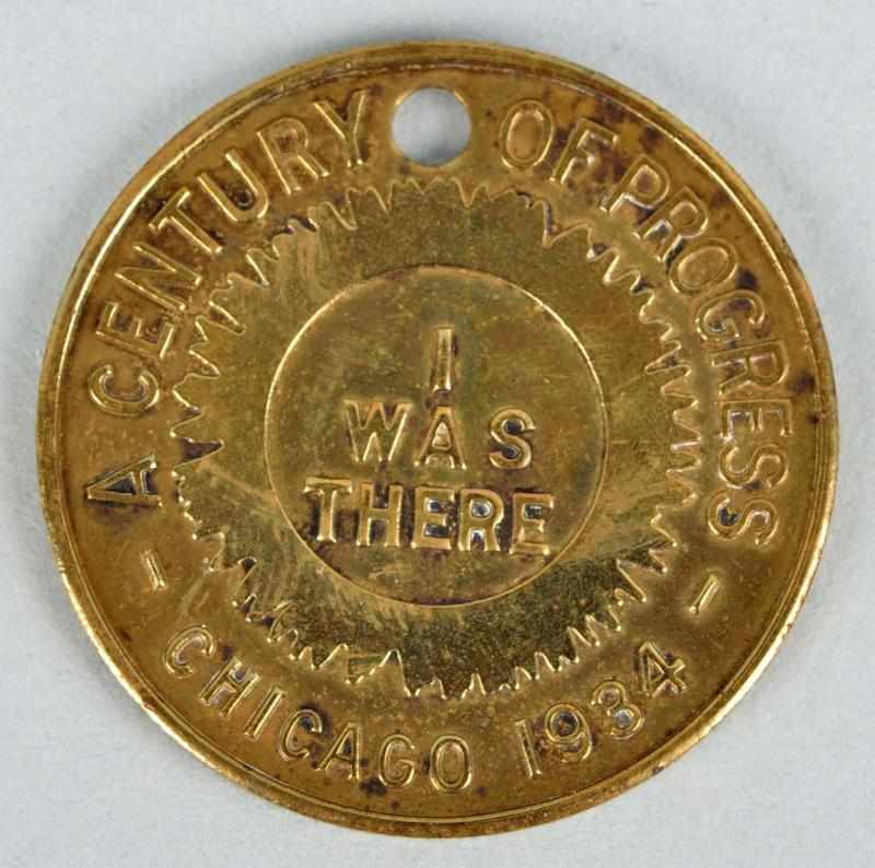 Appraisal: Buck Rogers Chicago World's Fair Token Description Original hole at