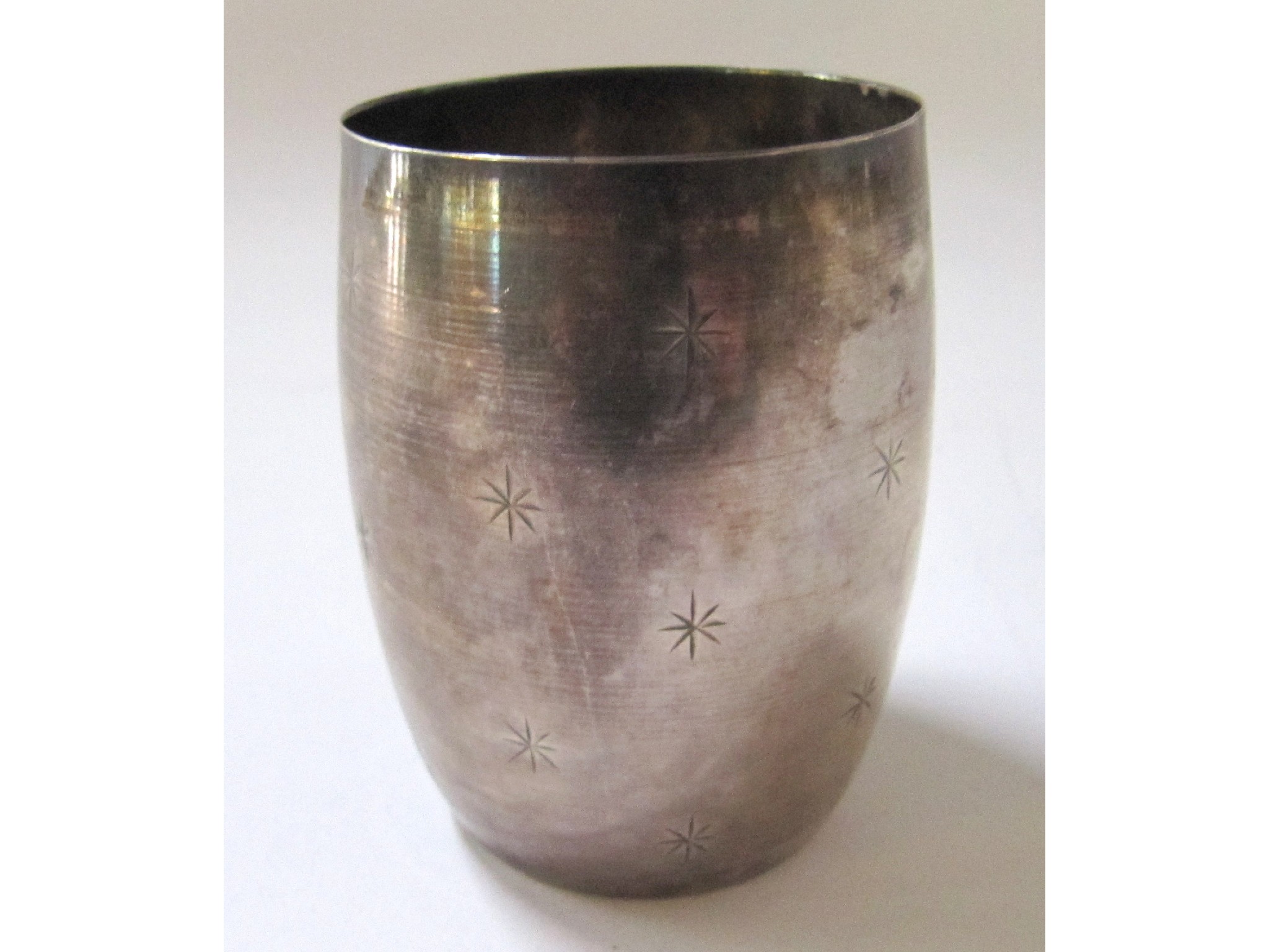 Appraisal: A continental white metal beaker