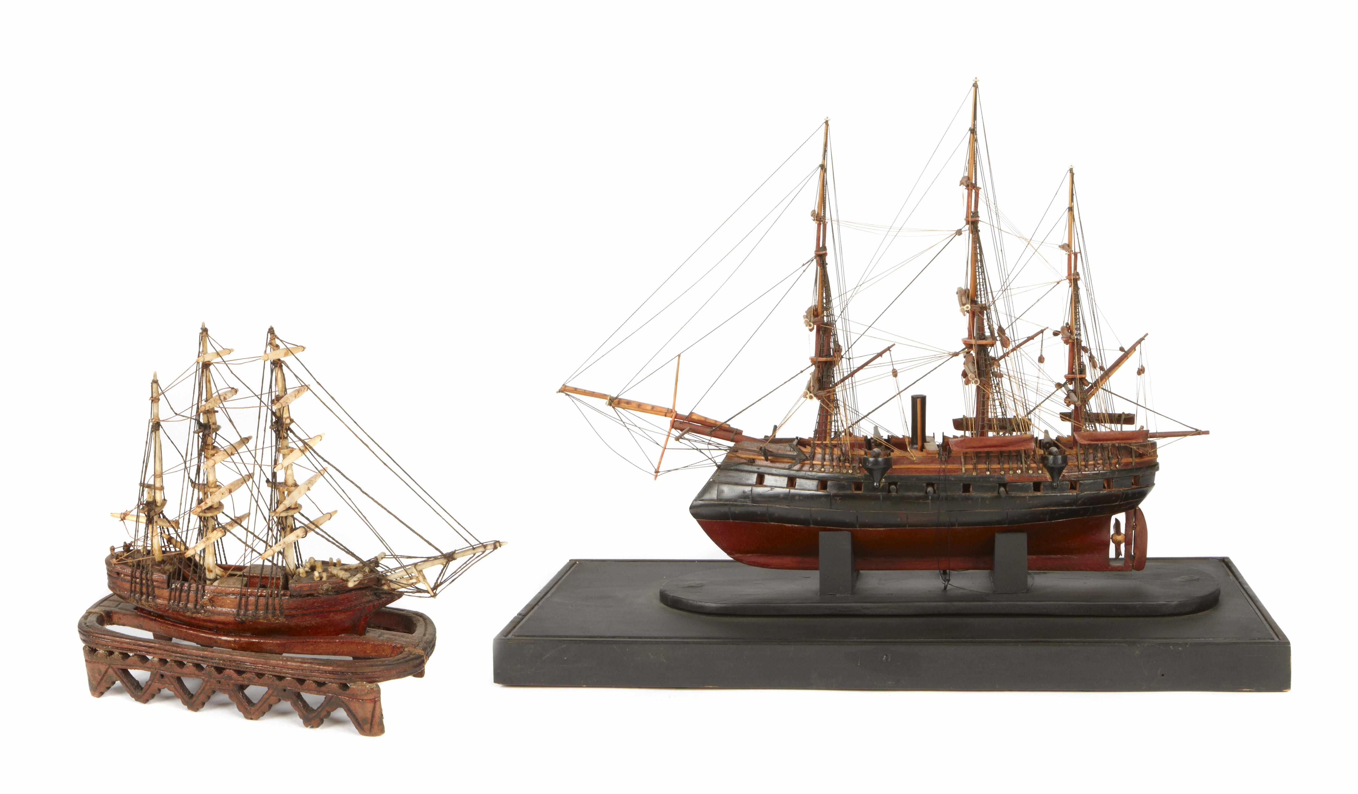 Appraisal: A model of a French Central Battery Ship together with