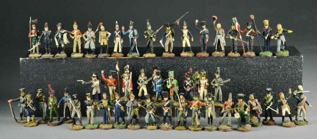 Appraisal: Franklin Mint Pewter Soldiers ''Waterloo''Includes the Great Regiments of Waterloo