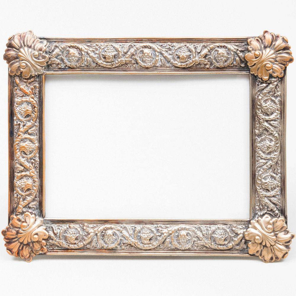 Appraisal: Tiffany Co Gilt-Silver Plate Frame x in overall x in