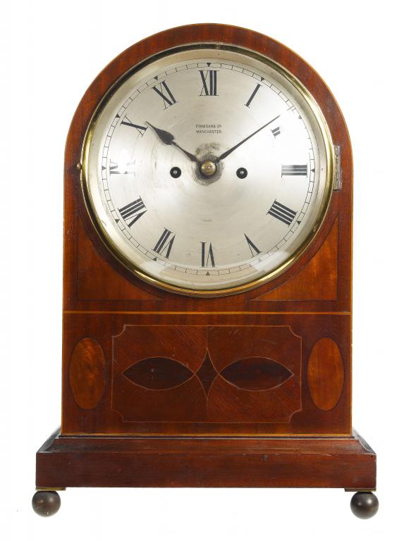 Appraisal: A VICTORIAN MAHOGANY BRACKET CLOCK signed on the silvered dial