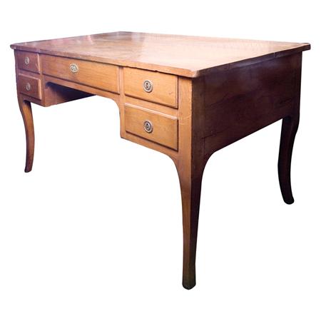 Appraisal: French Provincial Style Fruitwood Desk Estimate -