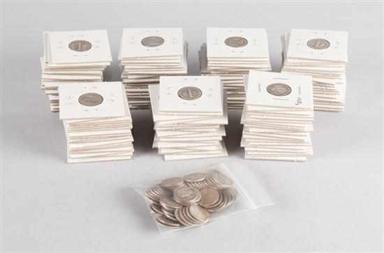 Appraisal: One hundred eighty United States Mercury dimes - various mints