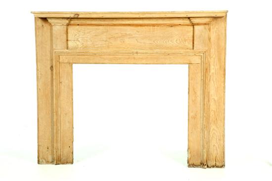 Appraisal: FIREPLACE MANTEL American th century pine ''h ''w